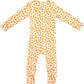 Orange Football Bamboo Toddler Pajamas – Romper