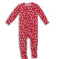 Red Football Bamboo Toddler Pajamas – Romper