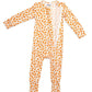 Orange Football Bamboo Toddler Pajamas – Romper