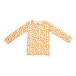 Orange Football Bamboo Pajamas for Kids – Two Piece Set