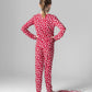 Red Football Bamboo Pajamas for Kids – Two Piece Set
