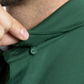 Short Sleeve Polo Solid // Forest