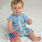 Flag Bamboo Toddler Pajamas – Romper