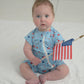 Flag Bamboo Toddler Pajamas – Romper