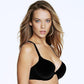 Dominique Talia Black Front Closure T-Shirt Bra-2