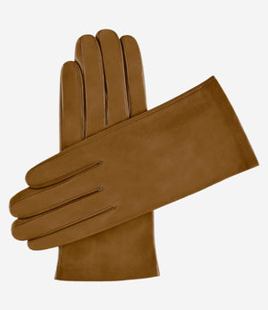 Sofia (calf) -  Italian lambskin leather gloves with silk lining