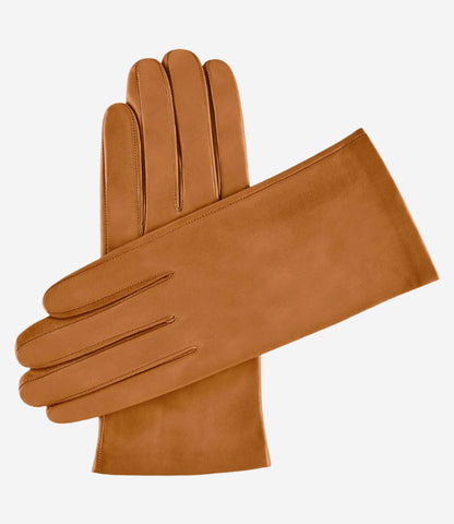Sofia (vac) - Italian lambskin leather gloves with silk lining