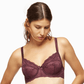 Blush Harlow Elderberry Purple Full Figure Lace Unlined Bra-1