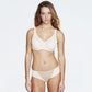 Dominique Elise Nude Full Figure Semi Sheer Bra-3