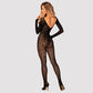 Obsessive Snake Crotchless Long Sleeve Bodystocking