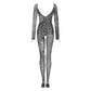 Obsessive Snake Crotchless Long Sleeve Bodystocking