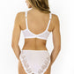 Full Figure Unlined Bra Rosme Galla White-3