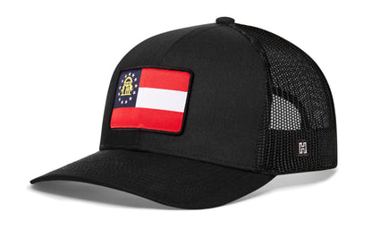 Georgia Flag Trucker Hat  |  GA Snapback