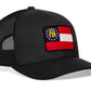Georgia Flag Trucker Hat  |  GA Snapback
