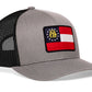 Georgia Flag Trucker Hat  |  GA Snapback