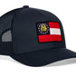 Georgia Flag Trucker Hat  |  GA Snapback