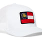 Georgia Flag Trucker Hat  |  GA Snapback