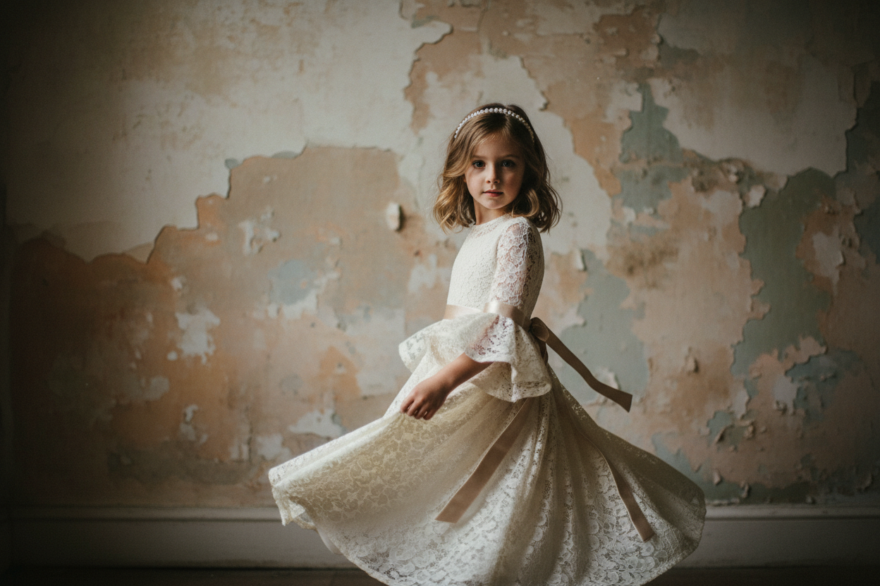 Girls Twirling Position