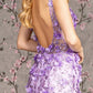 Jewel Glitter Sheer Bodice Mesh Mermaid Long Dress - Farnelli