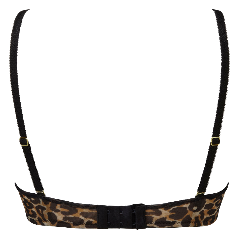 Gossard Glossies Leopard Print Sheer Bra-3