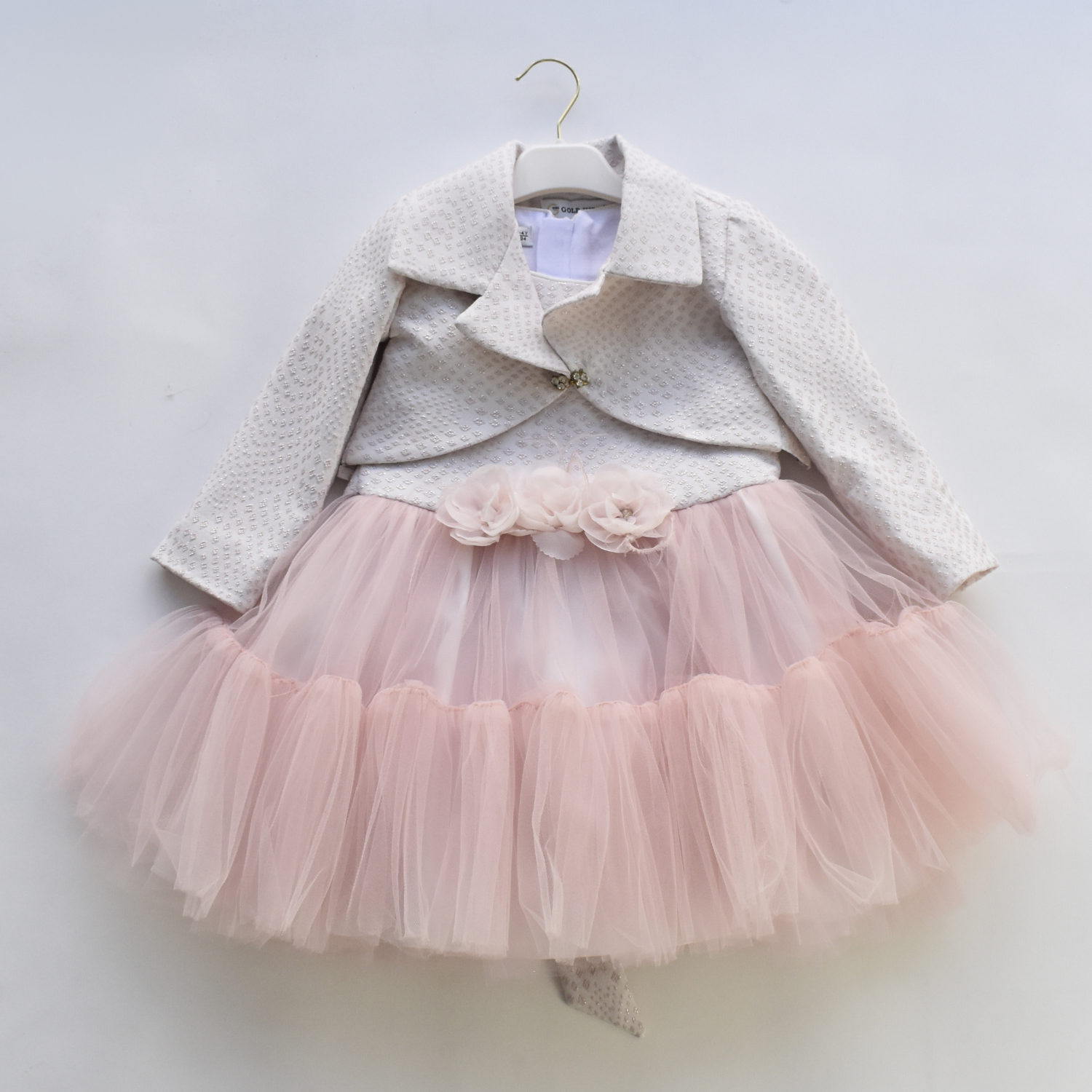 Petite Ariana Formal Girls Dress & Jacket-4