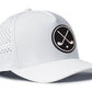 Crossed Clubs Performance 5-Panel Hat  |  Golf Flexfit Snapback