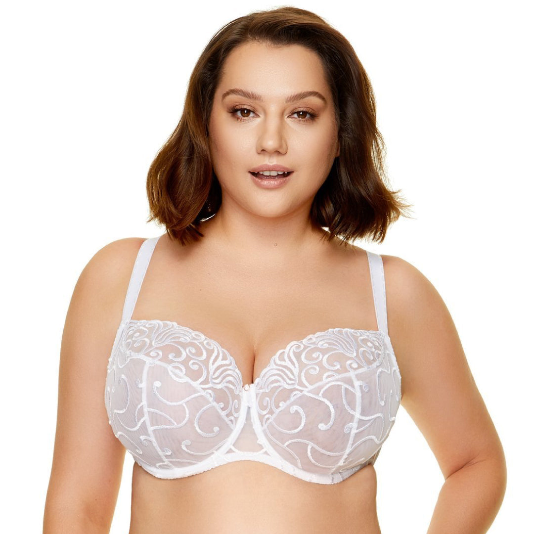 Gorteks Fiore Sheer Full Figure Bra-2