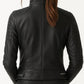 Grace Leather Black Jacket - Women Leather Jacket Black