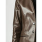 Grace Leather Brown Jacket - Women Leather Jacket Brown