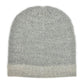 Gray Interwoven Alpaca Beanie