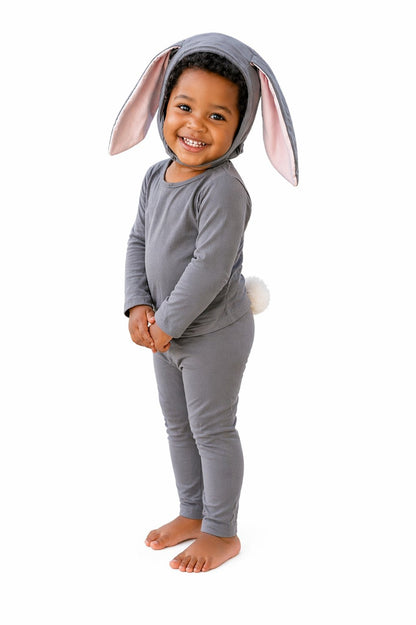 Grey Bunny Costume