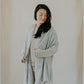 Heather Gray Handloom Cashmere Scarf