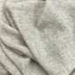 Heather Gray Herringbone Cashmere Scarf