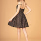 Cut-Away Shoulder Sequin Short Babydoll Dress w/ Open Back - Farnelli