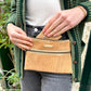 Carry Courage GUARDIAN belt bag in natural color, compact front view with adjustable strap