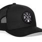 FIT Trucker Hat  |  Black Fitness Snapback