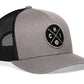 Chicago Baseball Trucker Hat  |  Black CHI X Snapback