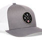 Chicago Baseball Trucker Hat  |  Black CHI X Snapback