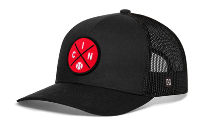 Cincinnati Baseball Trucker Hat  |  CIN X Snapback