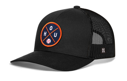Houston Baseball Trucker Hat  |  HOU X Snapback