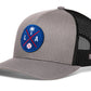 Los Angeles Baseball Trucker Hat  |  Blue LA X Snapback
