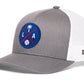 Los Angeles Baseball Trucker Hat  |  Blue LA X Snapback