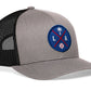 Los Angeles Baseball Trucker Hat  |  Blue LA X Snapback