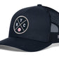 New York Baseball Trucker Hat  |  Navy NYC X Snapback