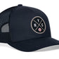 New York Baseball Trucker Hat  |  Navy NYC X Snapback