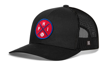 Philadelphia Baseball Trucker Hat  |  PHI X Snapback