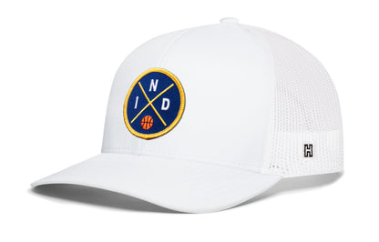 Indiana Basketball Trucker Hat  |  IND X Snapback
