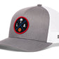 Los Angeles Basketball Trucker Hat  |  Red & Blue LA X Snapback