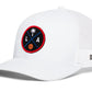 Los Angeles Basketball Trucker Hat  |  Red & Blue LA X Snapback