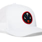 Los Angeles Basketball Trucker Hat  |  Red & Blue LA X Snapback